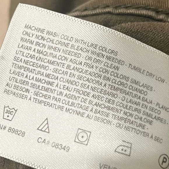 William Rast army green “Skinny Cargo” pants, size 28 - Picture 5 of 6